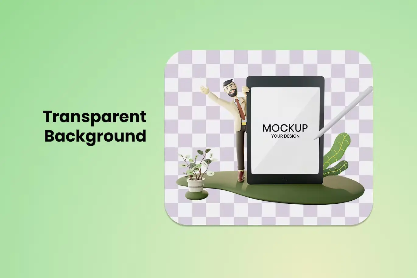 3D Business Presentation Mockup Vol 2 3 3d business presentation mockup2