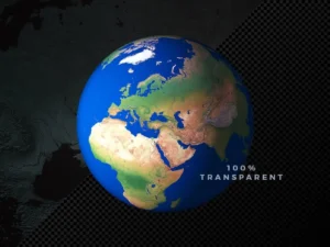 3d earth render without clouds4