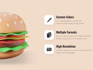 3d food icons6 1