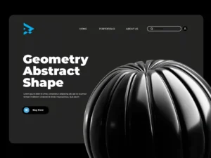 3d geometry abstract shape2