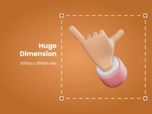 3d hand gesture icon2