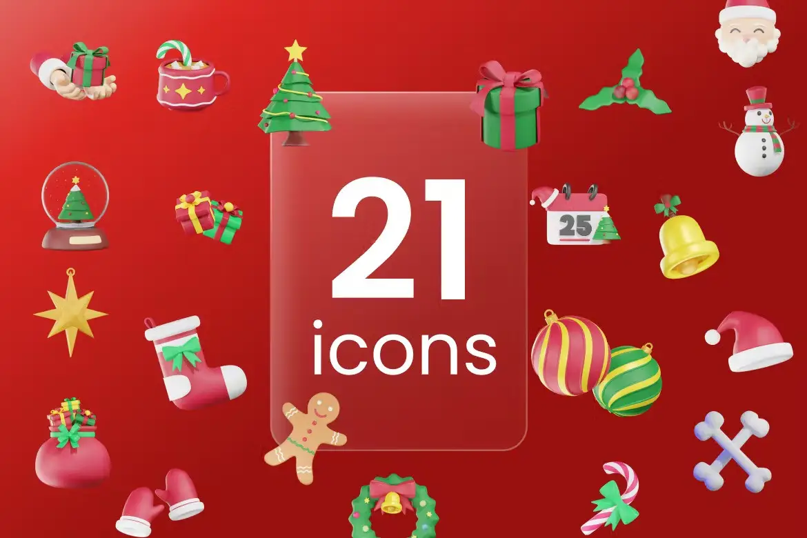 3D Object Christmas Pack