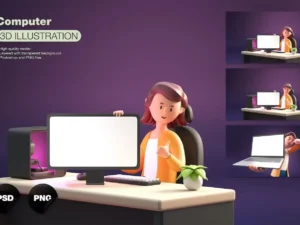 3d office set1