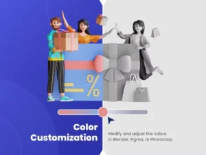 3d online shopping illustrations07 1