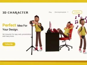 3d photographer character set4