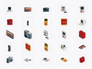3d retro gadgets 1