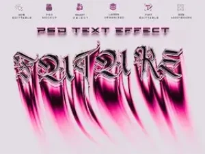 4 psd fluid elegance liquid text effect 1