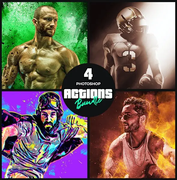 4 Photoshop Actions Bundle - Mar21 3 4 photoshop actions bundle1