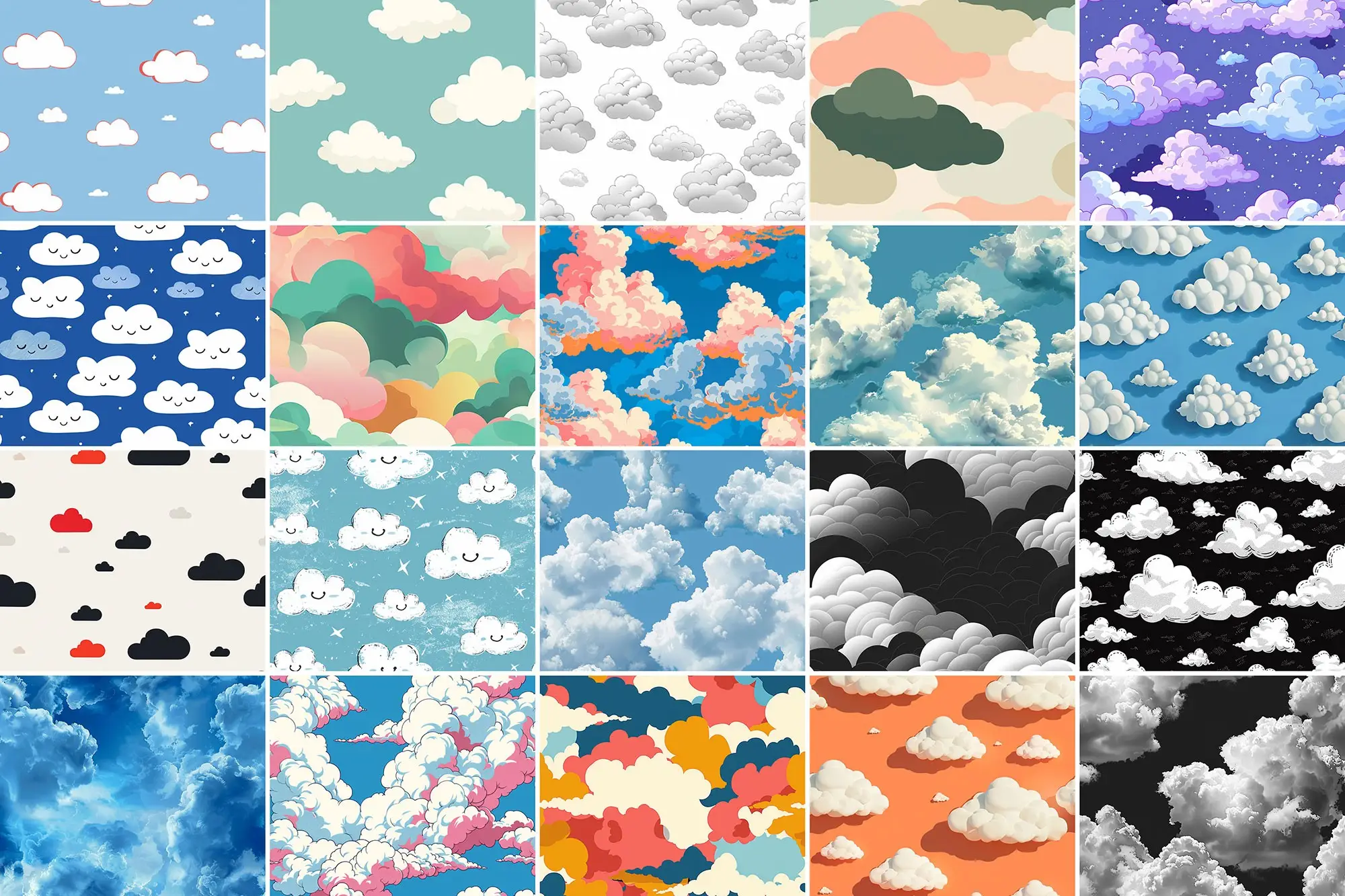 400+ Cloud Patterns 4 400 cloud patterns 4