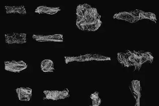 42 Plastic Shapes Photoshop Stamp Brushes