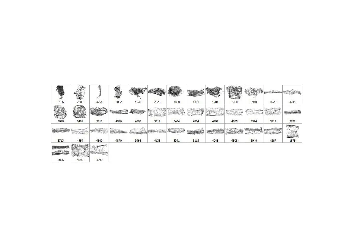 42 Plastic Shapes Photoshop Stamp Brushes 6 42 plastic shapes photoshop stamp brushes 6