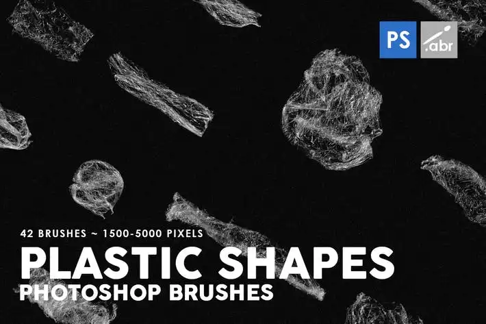 42 Plastic Shapes Photoshop Stamp Brushes 9 42 plastic shapes photoshop stamp brushes 8
