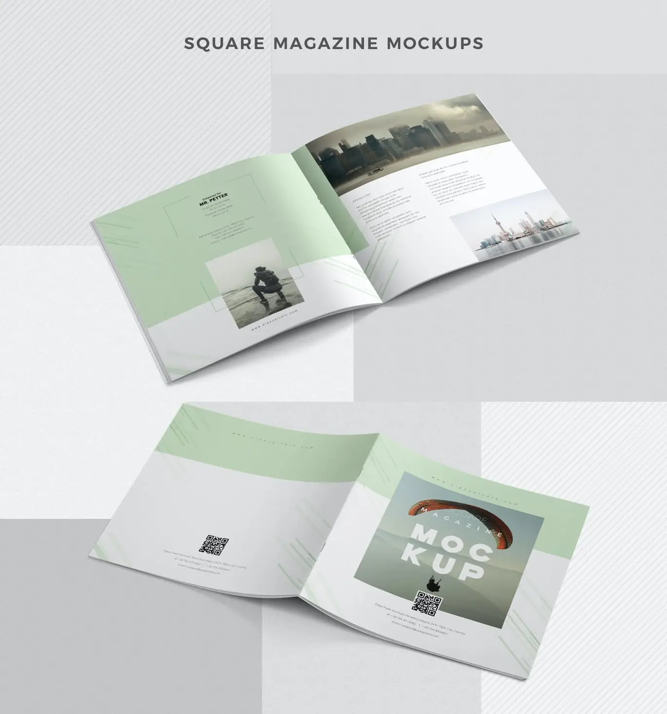 High Quality Premium Magazine Mockup Set