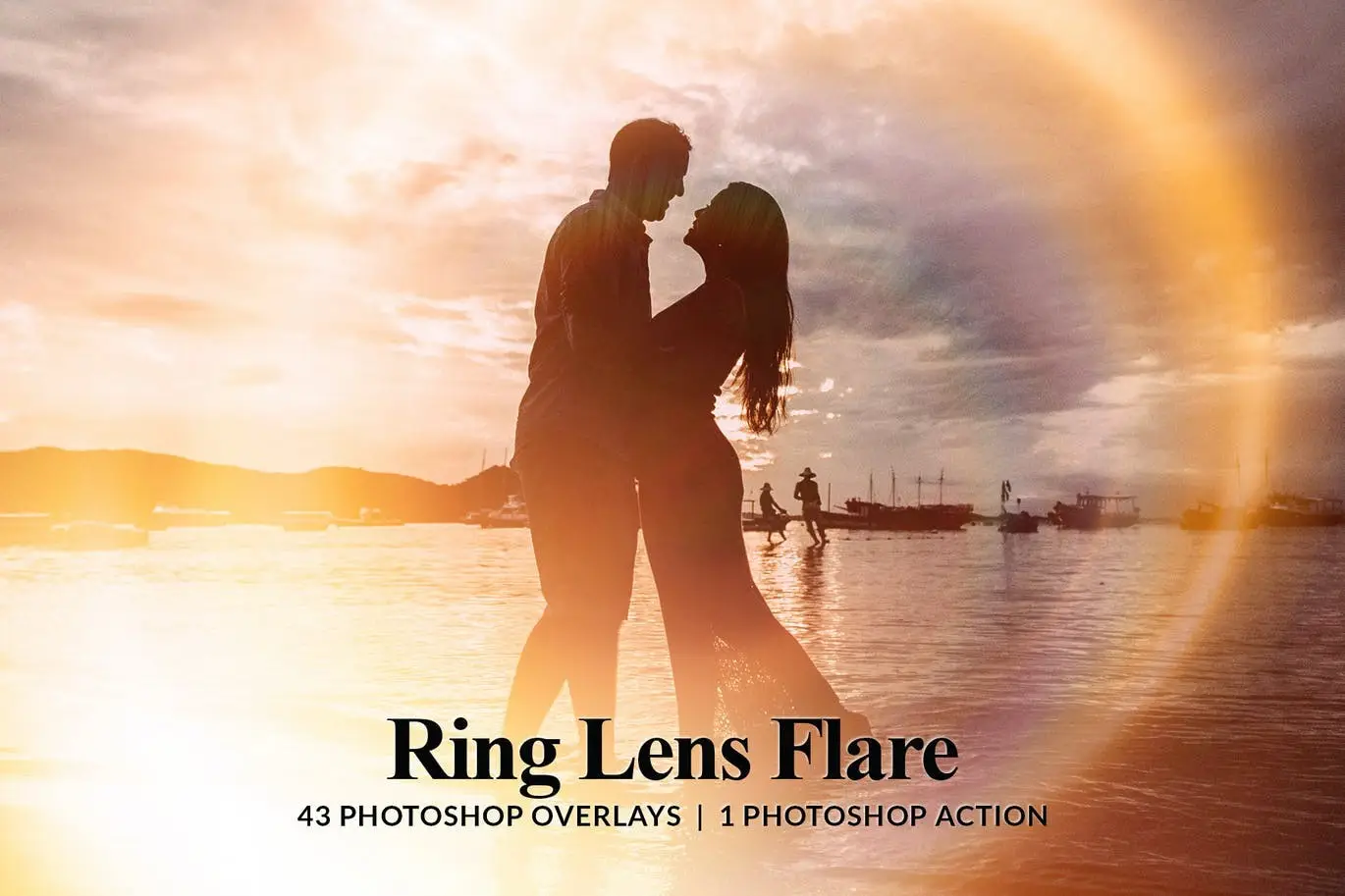 43 Ring Lens Flare Overlays & Photoshop Action 3 43 ring lens flare overlays photoshop action01