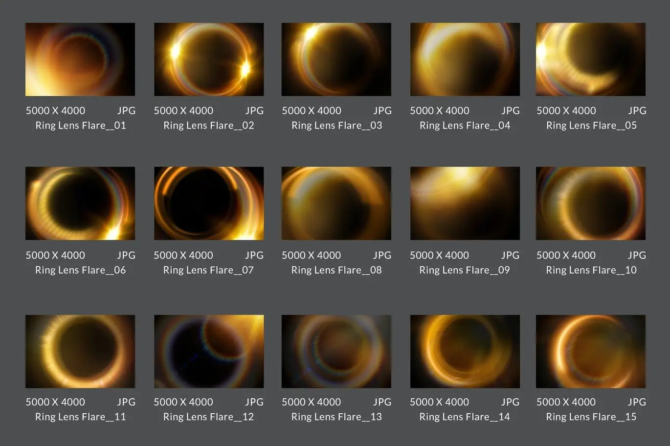 43 Ring Lens Flare Overlays & Photoshop Action 11 43 ring lens flare overlays photoshop action09