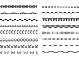 45 dividers photoshop stamp brushes vol 1