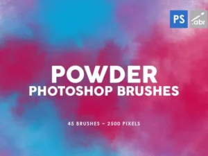 45 powder photoshop stamp brushes vol 2