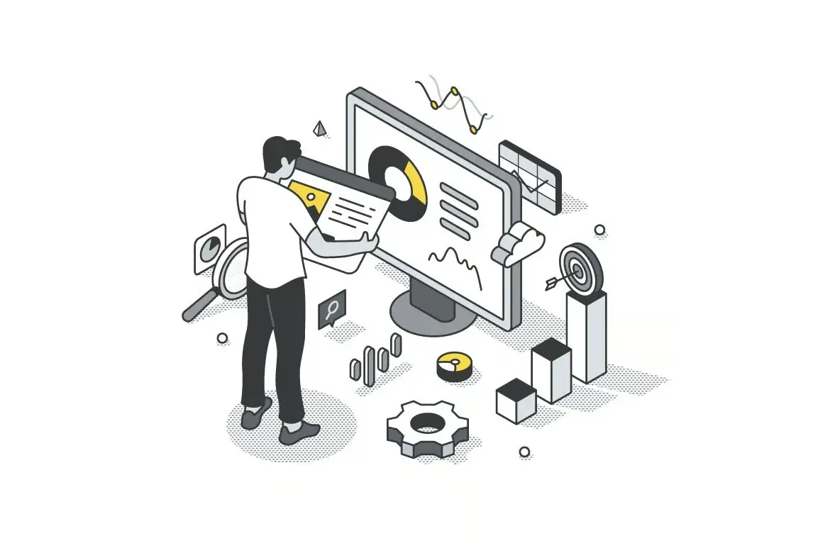 5 Digital Marketing Isometric Scenes 5 5 digital marketing isometric scenes4