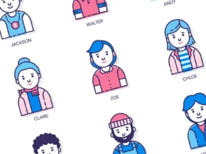 50 avatar icons malibu series1