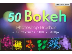 50 bokeh photoshop brushes8