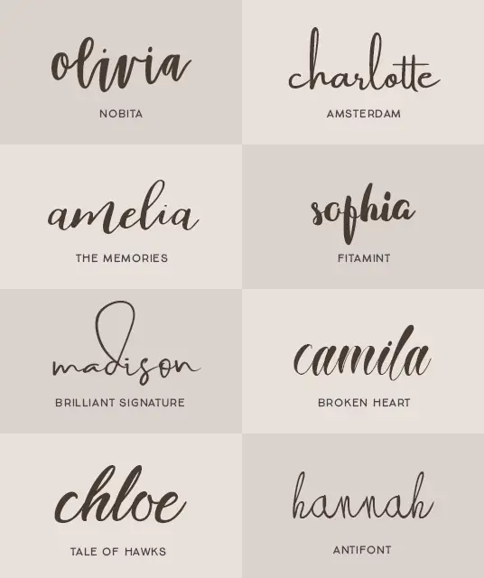 50+ Fonts Collection