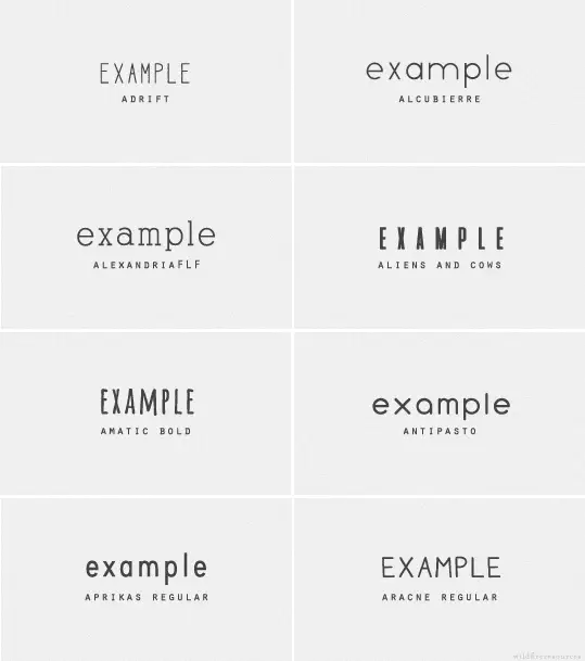 50+ Fonts Collection 5 50 fonts collection