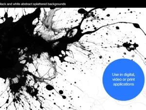50 black and white splatter textures2