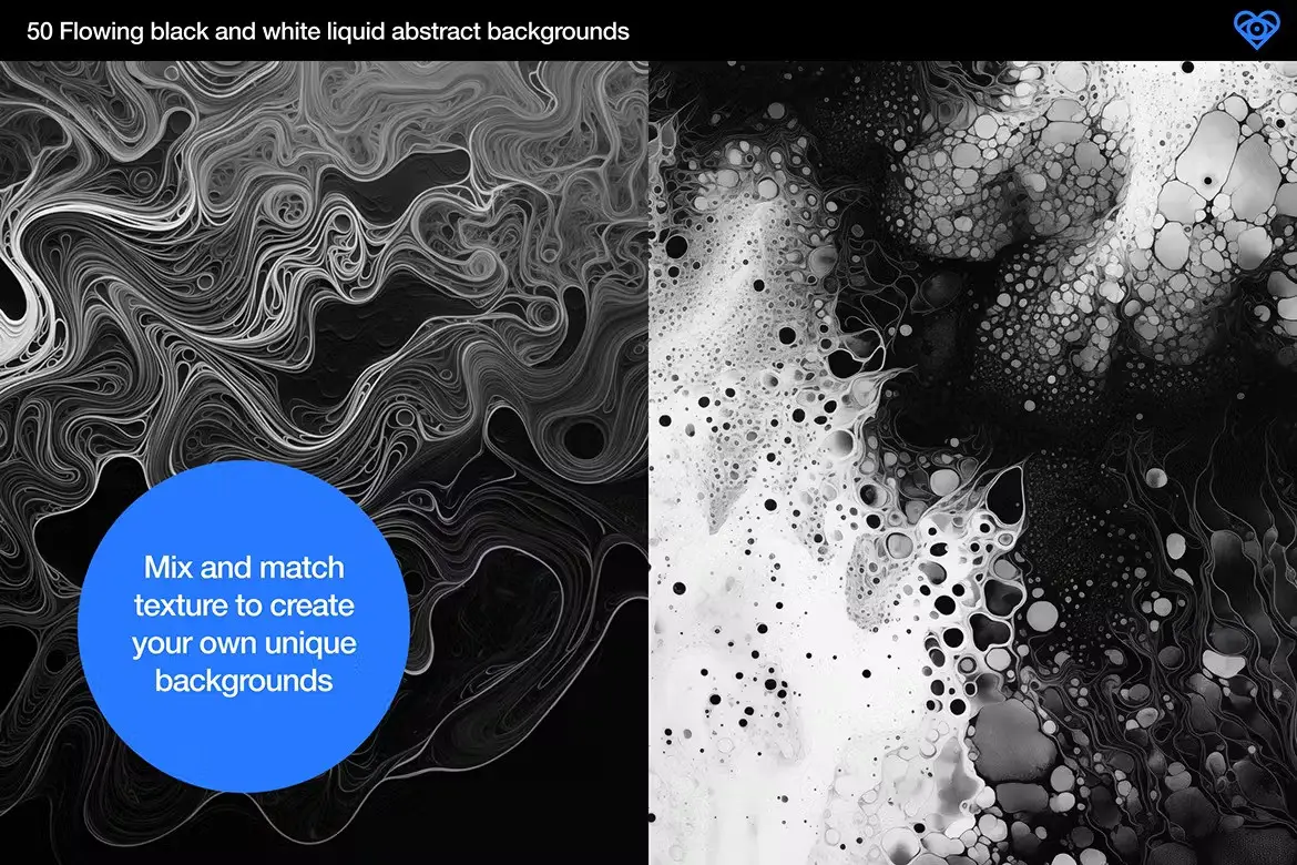 50 Black & White Flow Textures 3 50 black white flow textures2