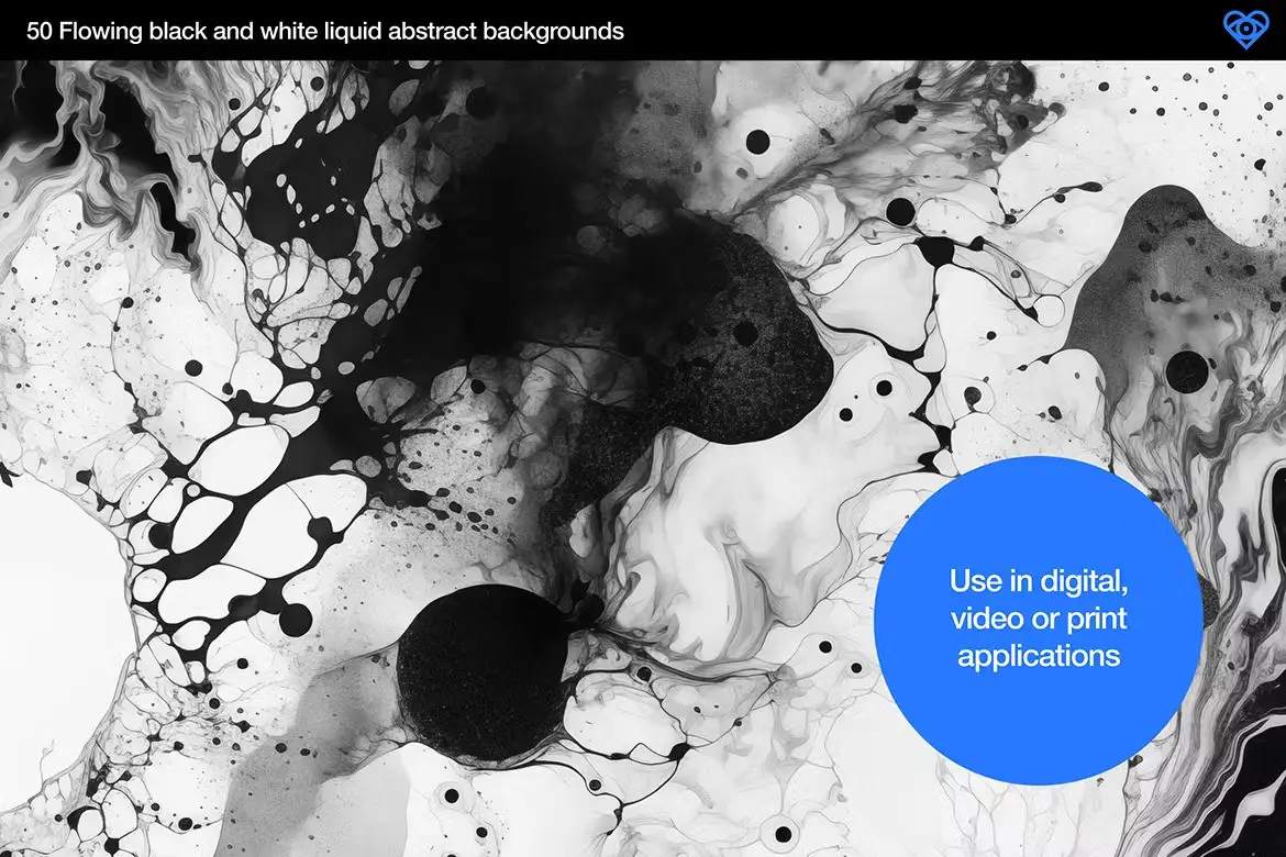 50 Black & White Flow Textures 5 50 black white flow textures4