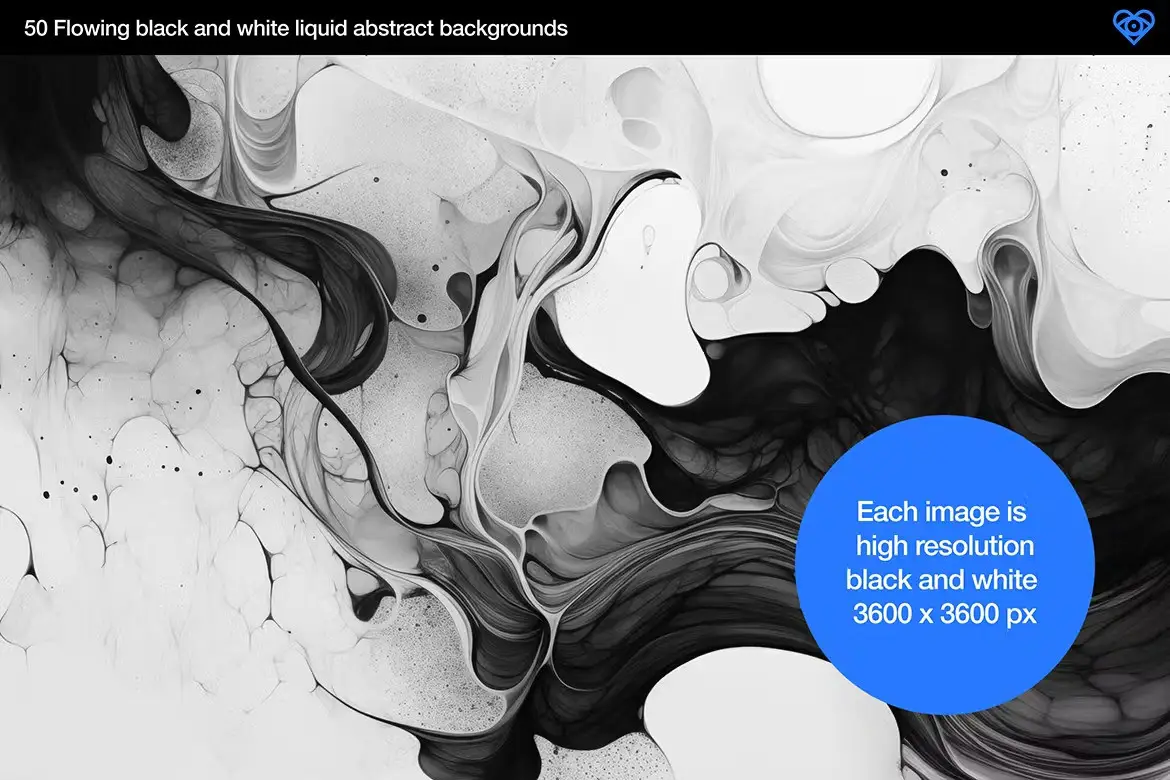 50 Black & White Flow Textures 6 50 black white flow textures5