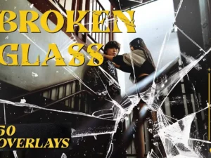 50 broken glass overlays1