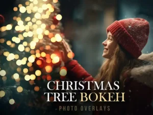 50 christmas tree bokeh light png and jpg overlays1