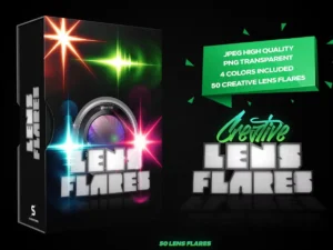 50 creative optical lens flares lighting effects1