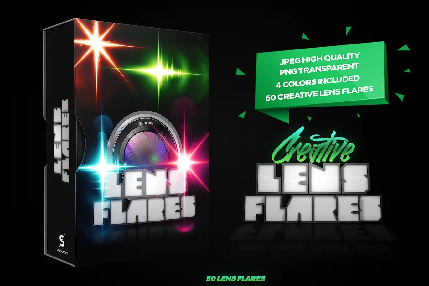 50 Creative Optical Lens Flares - Lighting Effects