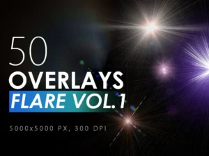 50 flare stars overlays1