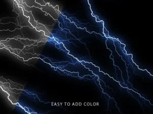 50 lightning photoshop brushes 10