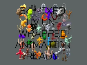 54 toy plant pack