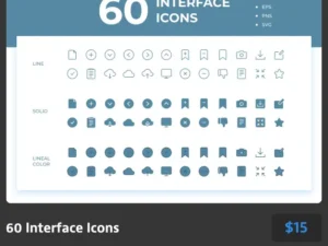 60 interface icons