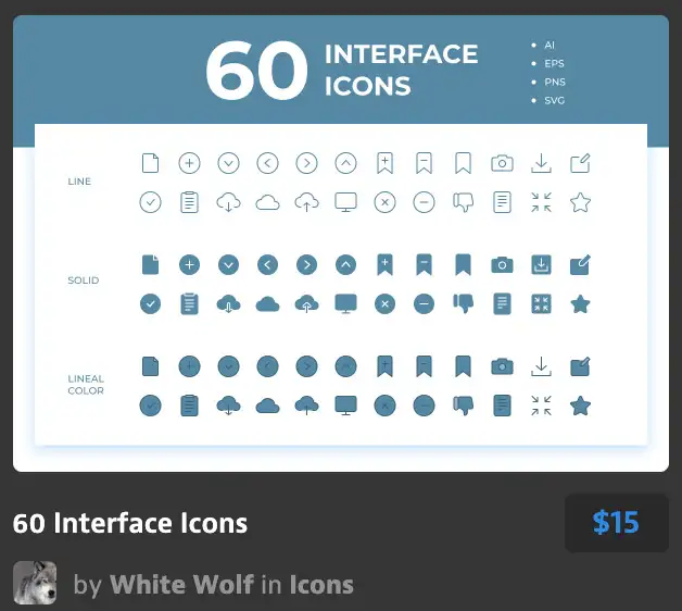 60 Interface Icons