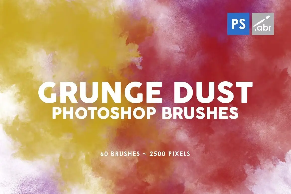 60 Grunge Dust Photoshop Stamp Brushes