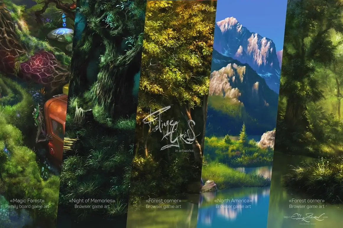 60 Photoshop Foliage & Grass brushes 8 60 photoshop foliage grass brushes4 1