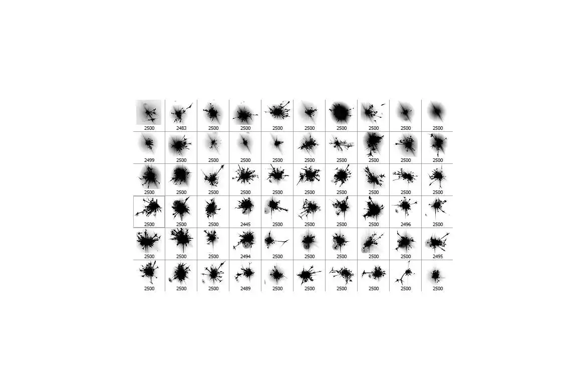 60 Sparkler Photoshop Stamp Brushes