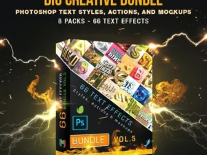 66 creative text effects bundle1