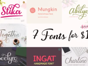 7 beautiful and fancy fonts