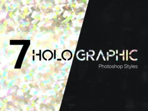 7 holographic photoshop styles 3