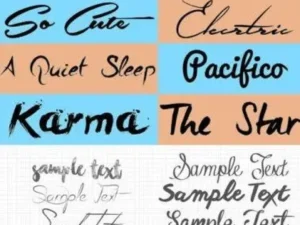 70 signature fonts pack