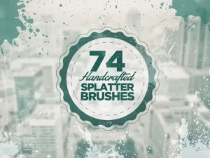 74 handcrafted splatter brushes1 1