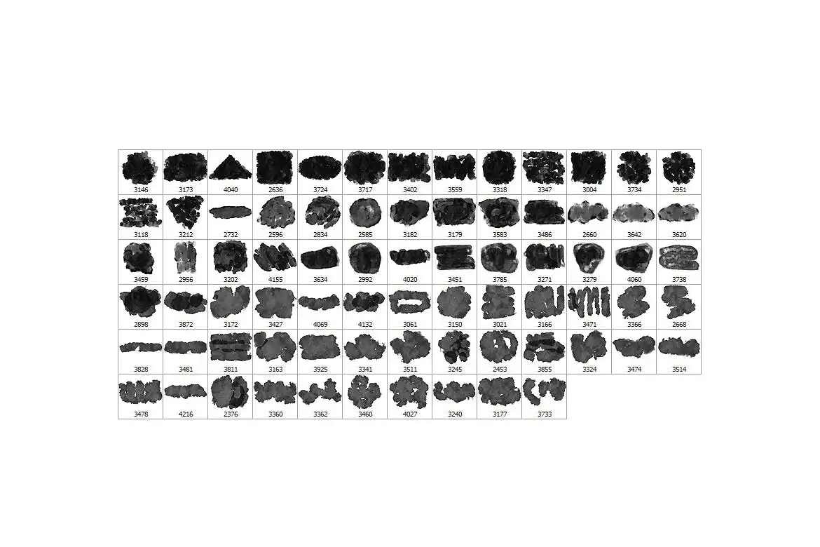 75 Wet Ink Photoshop Stamp Brushes