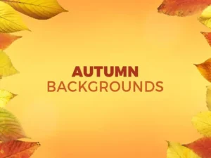 8 autumn backgrounds with editable text 2