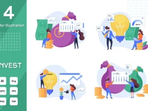 8 invest flat illustration1